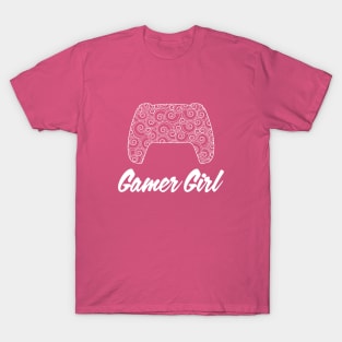 Gamer Girl, Whirlesque Video Game Console Controller T-Shirt